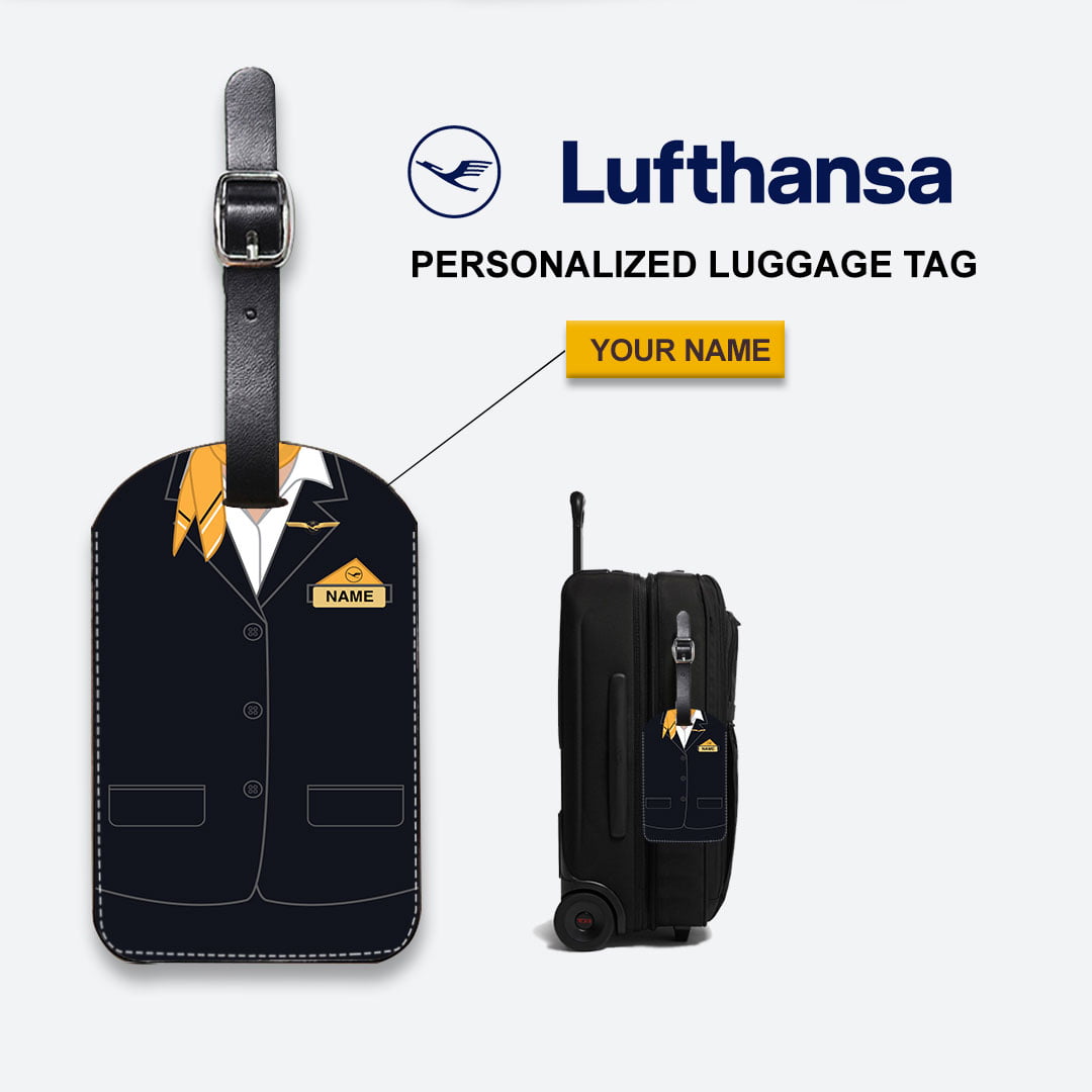 Lufthansa Female Cabin Crew Luggage Tag - Cabin Crew Gift Shop